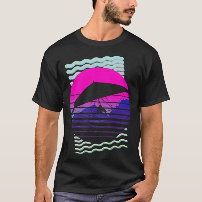 T-shirt planeur à voile delta planeur à air planeur (Devant)