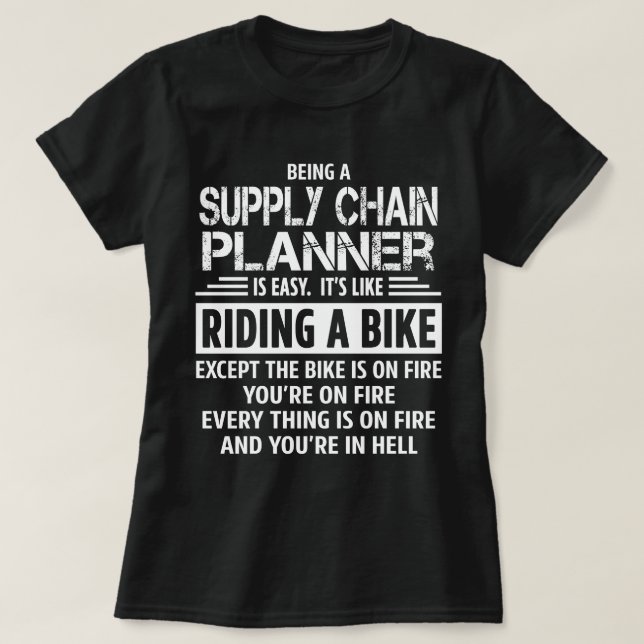 T-shirt Planificateur de chaîne d'approvisionnement (Design devant)