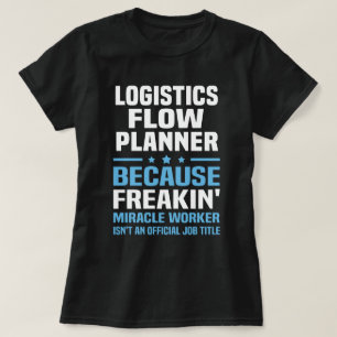 T-shirt Planificateur de flux logistique