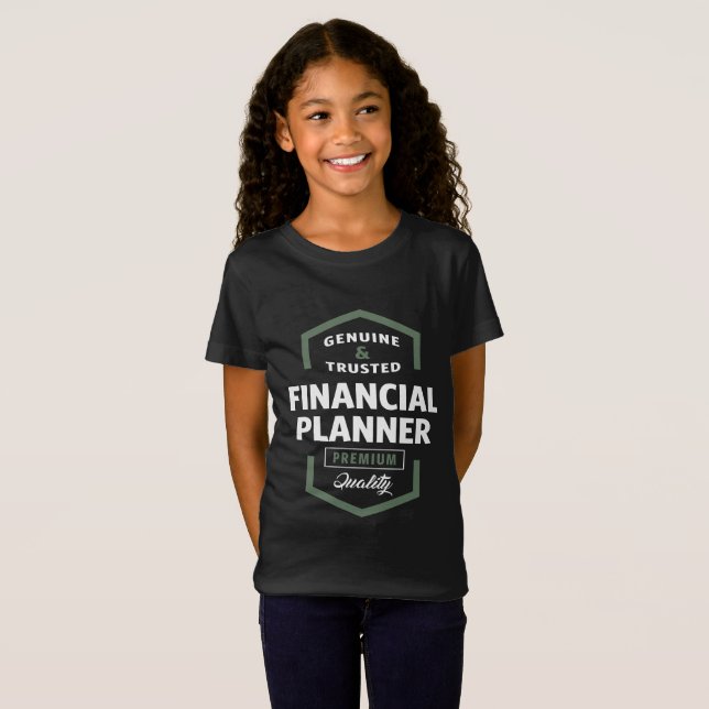 T-Shirt Planificateur financier | Idées cadeaux (Devant entier)