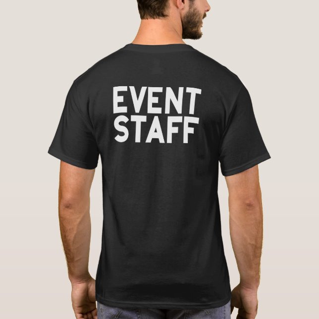 T-shirt Planification des événements du personnel de l'évé (Dos)