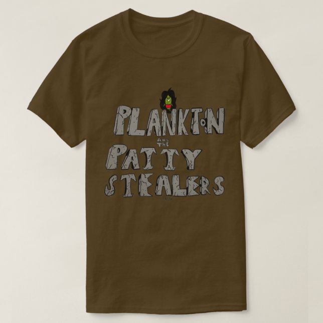 T-shirt Plankton and the Patty Stealers (Design devant)