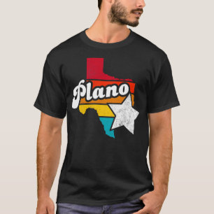 T-shirt Plano Texas Vintage Souvenir déshabillé 2