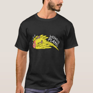 T-shirt Plans de fin de semaine Parrot I Sleeping Peach fa