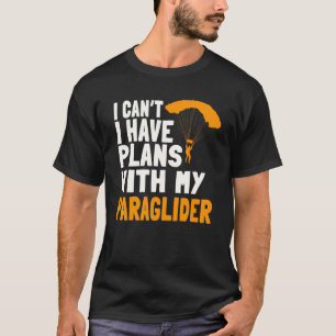 T-shirt Plans de vol en parapente Parapentistes Parachute