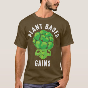 T-shirt Plant Based Weight Gainer Vegan Vegetarian Fitness