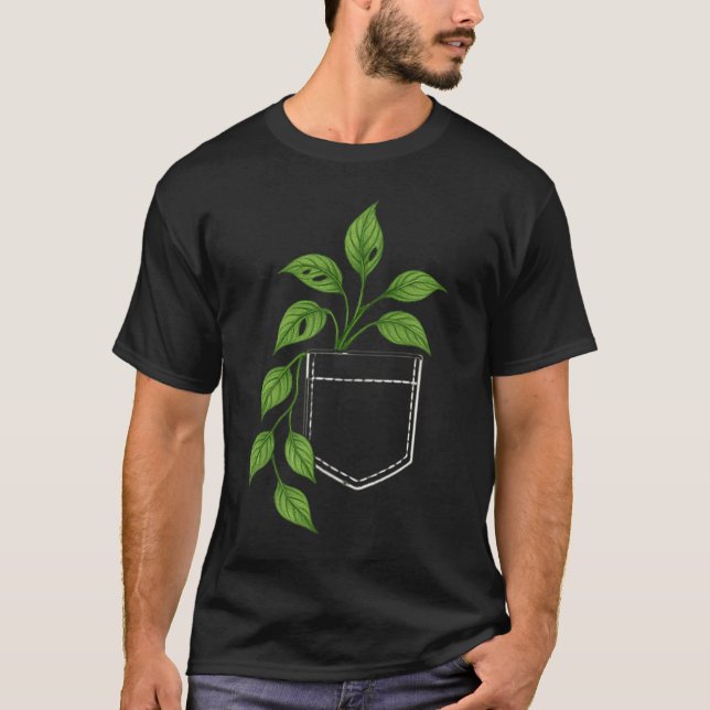 T-shirt Plant Dad Plant Moms, House Plan Gardener Grow Tho (Devant)