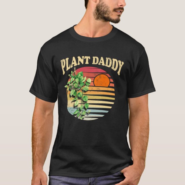T-shirt Plant Daddy Nature Botanical Gardener Plant Dad Ga (Devant)