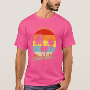 T-shirt Plantation Key Florida Retro Tropical Palm Trees V