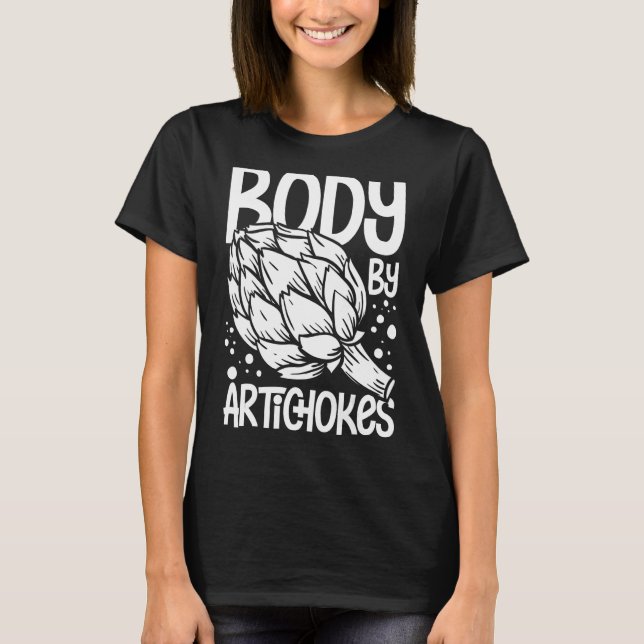 T-shirt Plante Artichoke Recette Légumes Plantes de Plongé (Devant)