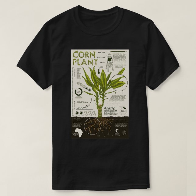 T-shirt Plante de maïs (Design devant)