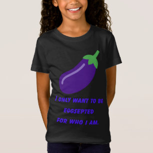 T-Shirt Plante d'oeufs d'aubergine Bizarre Purple Vegetabe