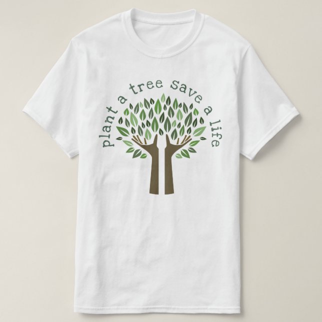 T-shirt Plante d'un arbre (Design devant)