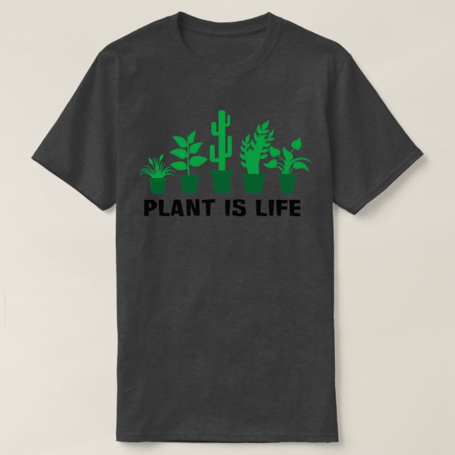 T-shirt Plante est vie (2) (Design devant)