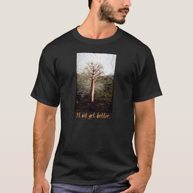 T-shirt Plante Ferula sec (Devant)