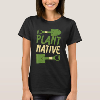 T-shirt Plante Jardinier Natif Plante Botanique Botanique