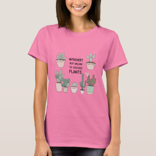 T-shirt Plante Lover - Desi minimal amusant