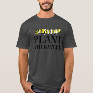 T-shirt Plante Milkweed Amour Monarque Papillon de l'aile