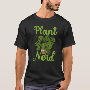 T-shirt Plante Nerd Hobby Gardener Monstera Deliciosa Gard