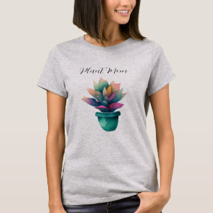 T-shirt Plante plante Maman colorée