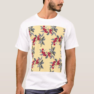 T-shirt Plante Rowan : Aquarelle Jaune sans couture