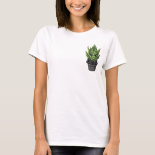 T-shirt Plante serpent motard grincheuse en veste de cuir
