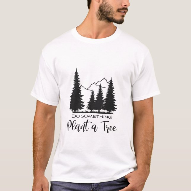 T-shirt Plante un arbre-protection-nature-Cool Graphique (Devant)