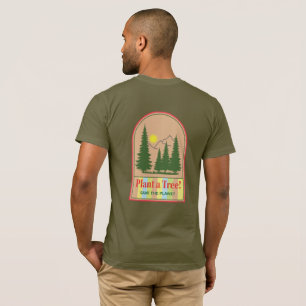 T-shirt Plante un arbre, Save Planet, Débardeur Cool