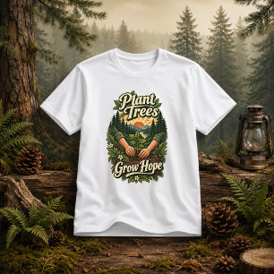 T-shirt Planter des arbres fait grandir l'espoir citation