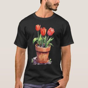 T-shirt Plantes de jardin de serre Jardinier Retraite Gard