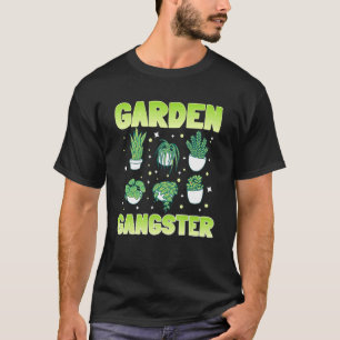 T-shirt Plantes de maison Gangster de jardin Pots Plantes