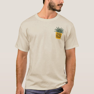 T-shirt Plantes drôles ne jugent pas l'art de tampon encre