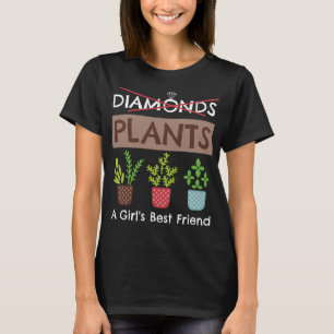 T-shirt Plantes - Le meilleur ami d'une fille Drôle Garden
