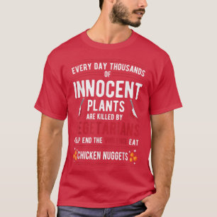 T-shirt Plantes Tués Par Des Végétariens Mettre Fin À La V