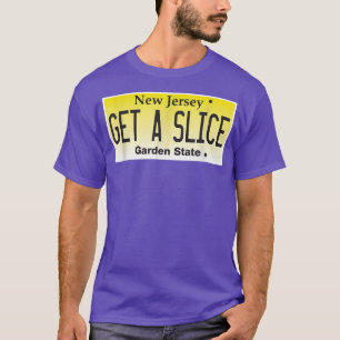 T-shirt Plaque de licence de tondeuse de pizza NJ Pizza Ne