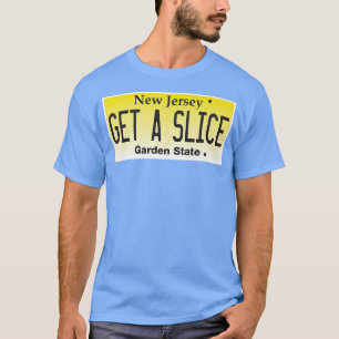 T-shirt Plaque de licence de tondeuse de pizza NJ Pizza Ne