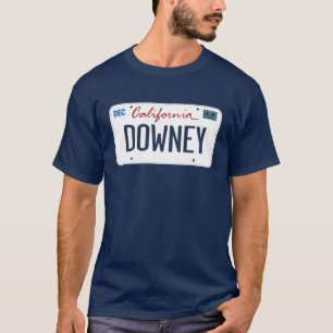 T-shirt Plaque de licence Downey California T Shirt