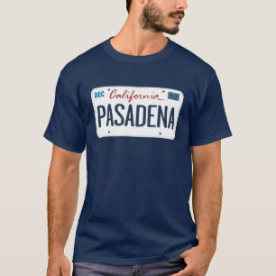 T-shirt Plaque de licence Pasadena California T Shirt