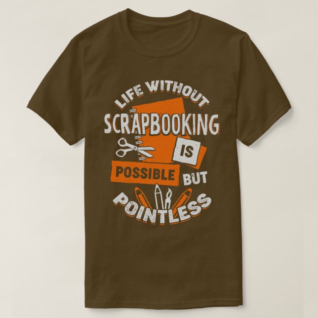 T-shirt Plaque de scrapbooking (Design devant)