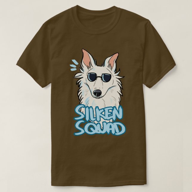 T-shirt PLAQUE EN SILKEN blanc (Design devant)