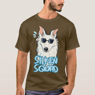 T-shirt PLAQUE EN SILKEN blanc