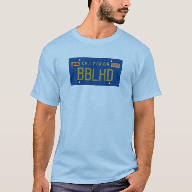 T-shirt Plaque minéralogique (Devant)