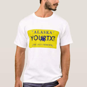 T-shirt Plaque minéralogique de l'Alaska