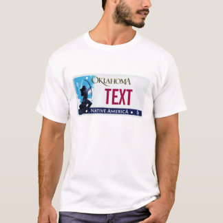 T-shirt Plaque minéralogique de l'Oklahoma