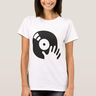T-shirt Plaque tournante d'éraflure du DJ