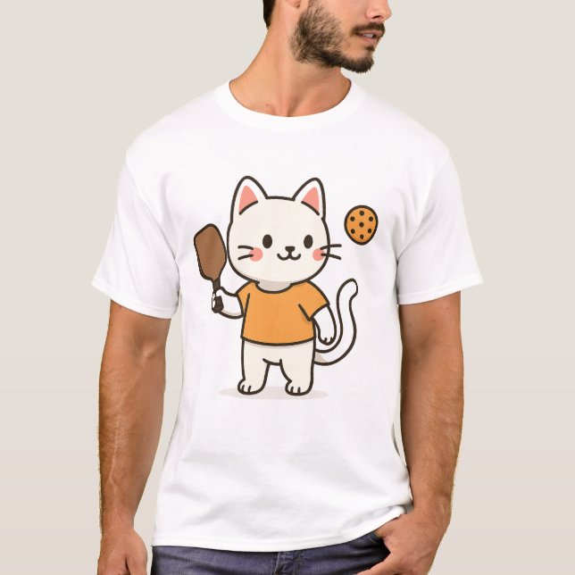 T-shirt Plaques de la fête de Pickleball pour Amoureux de  (Devant)