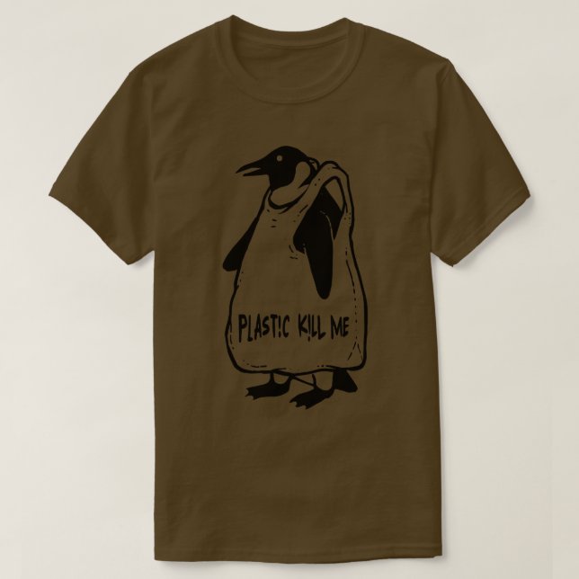 T-shirt Plastique me tuer (Design devant)