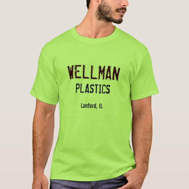 T-shirt Plastiques de Wellman (Devant)