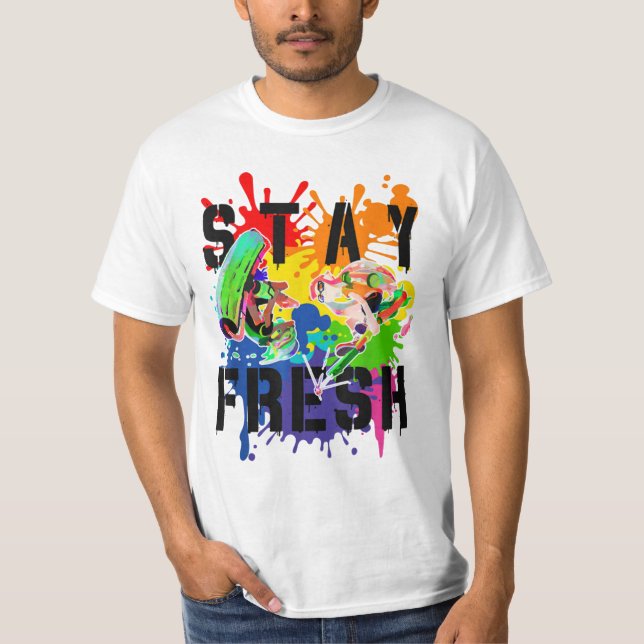 T-shirt Plat coloré (Devant)