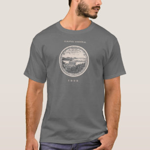 T-shirt Plat de barrage de Tygart de Carr Chine